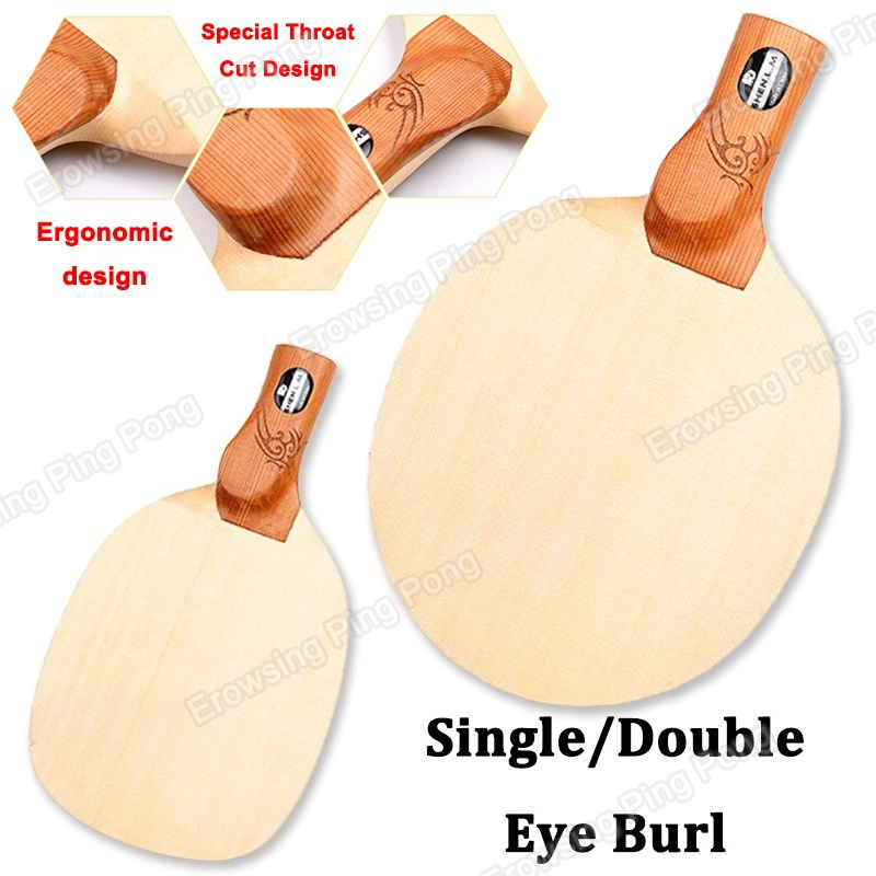 Table Tennis Racket - 1-lagiges Hinoki Tischtennisschlägerholz Chinesischer/Japanischer Penhold Tischtennisschläger
