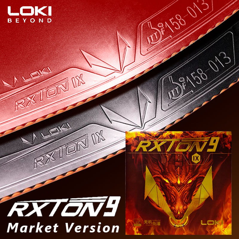 Table Tennis Loki - LOKI RXTON 9 Tischtennisbelag Marktfähige Version