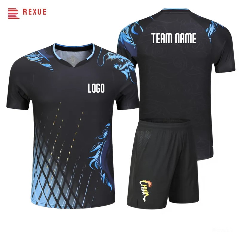 Table Tennis Zhang Jike - Drucken Badminton Tennis T-shirt für Männer