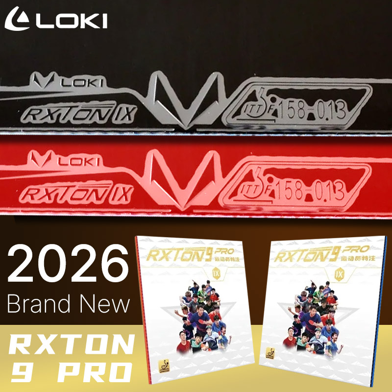 Table Tennis Loki - LOKI RXTON 9 PRO Tischtennisbelag Speziell
