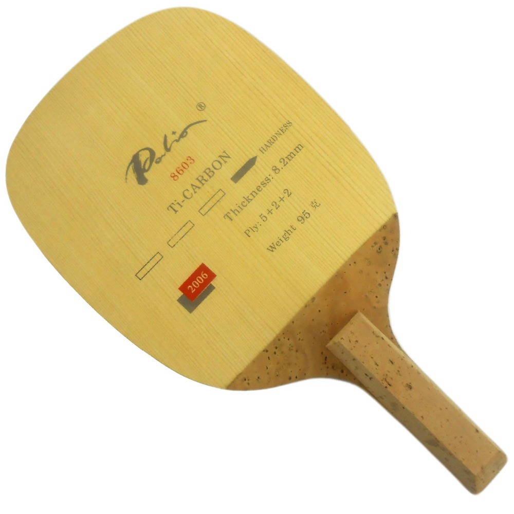 Table Tennis In Japanese - PALIO 8603 Carbon Titan Tischtennisschläger JS