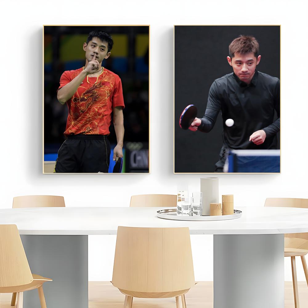 Tischtennis Zhang Jike Poster, – Table Tennis Zhang Jike Bewertung und Preis