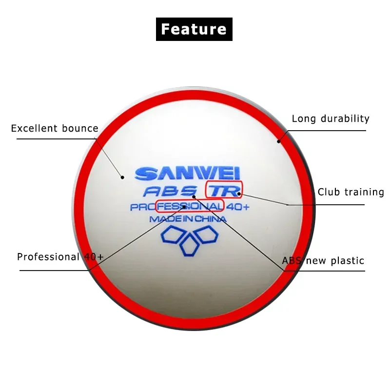 SANWEI-ABS TR 3-Sterne-Tischte – Table Tennis Olympics Bewertung und Preis