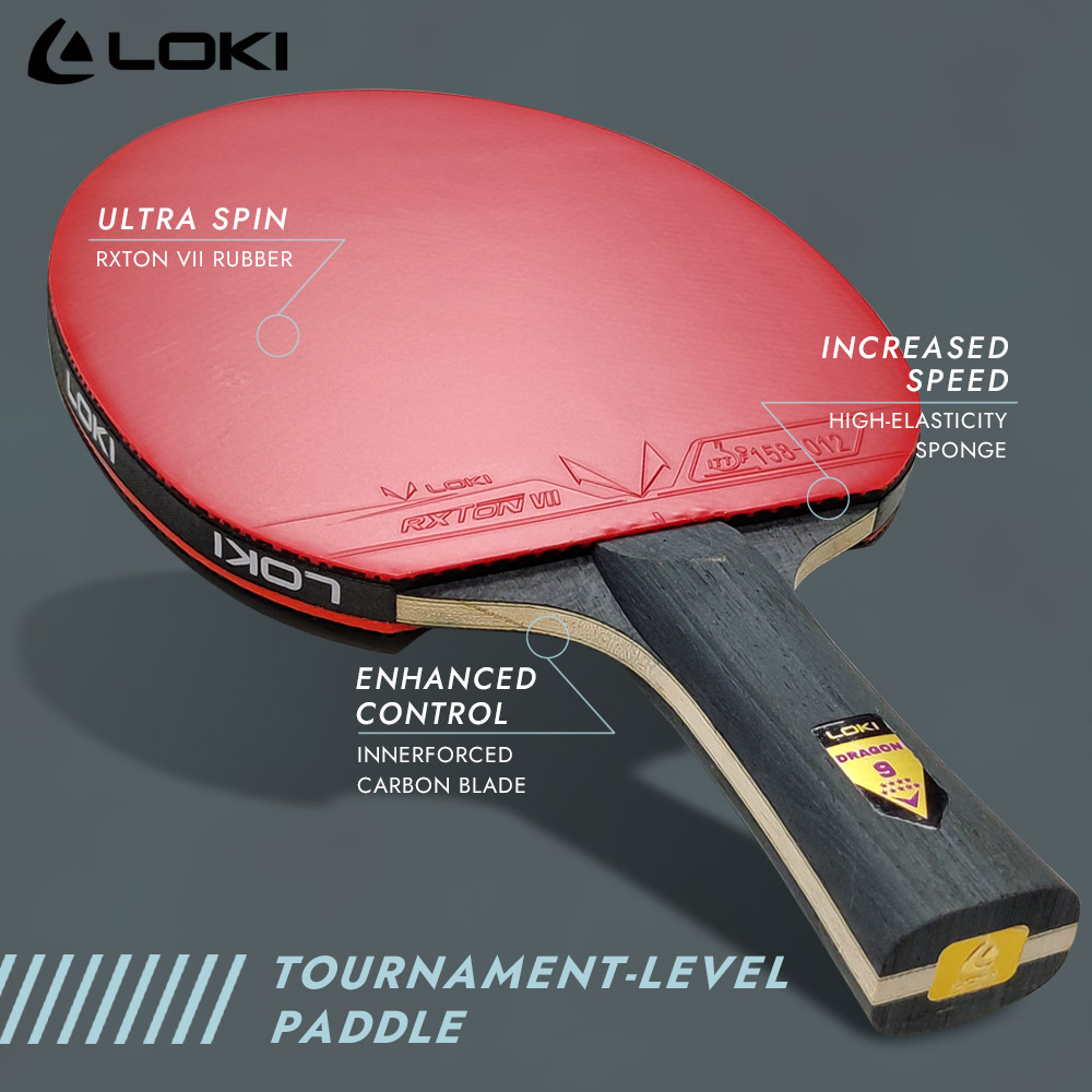 LOKI 9-Sterne-Tischtennisschlä – Table Tennis Zhang Jike Bewertung und Preis