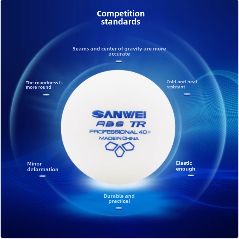 100 Stück Sanwei New Materials – Table Tennis Olympics Bewertung und Preis