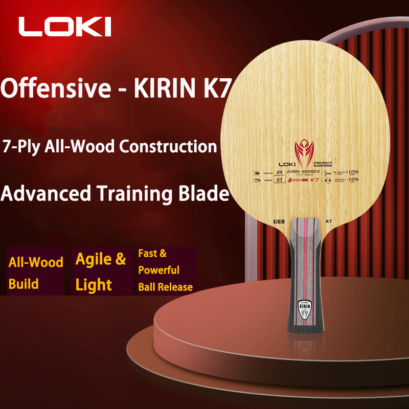 LOKI 7-lagiger Tischtennisschl – Table Tennis Racket Bewertung und Preis