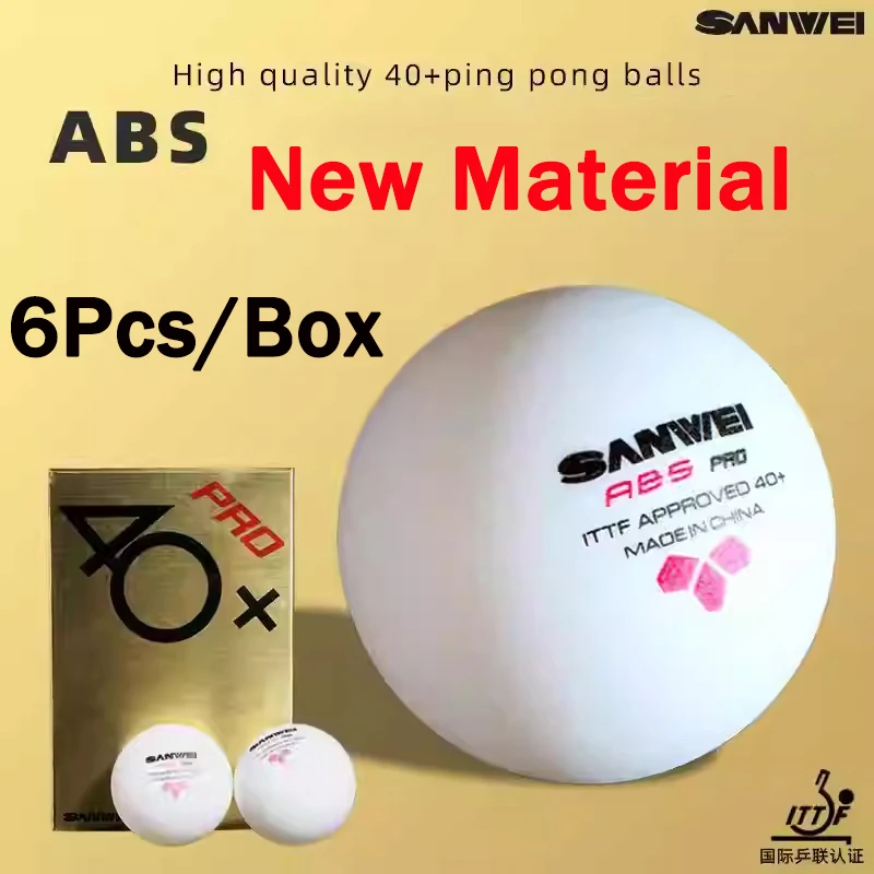 6 Stück/Box Neues Material SAN – Table Tennis Olympics Bewertung und Preis